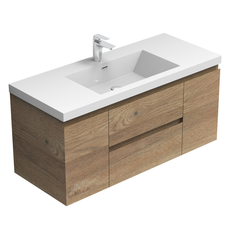 Wrought Studio Axwell Hammond 46.9" W x 19.5" x 20.5" H WallMounted